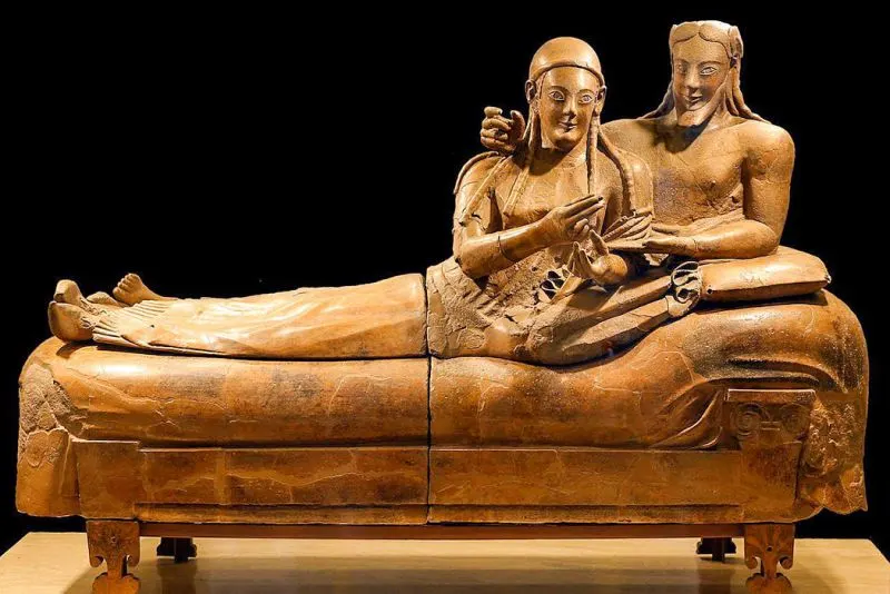 Sarcófago de los Esposos, Italia