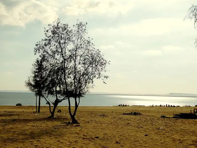 Lake Qarun in El Fayoum Oasis