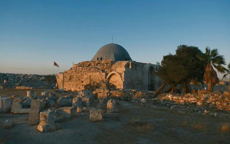 The old Mosque of the Citadel Amman
