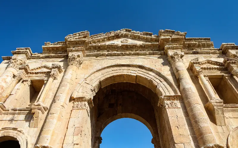Arch of Hadrian in Jarash, Jordan