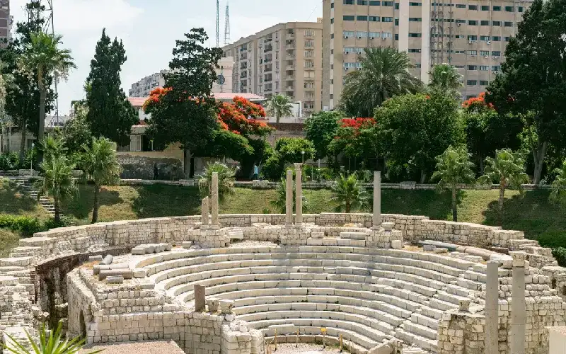 Roman amphitheatre of the II—IV centuries in Alexandria