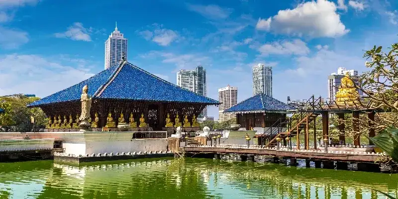 Templo de Seema Malakaya en Colombo.