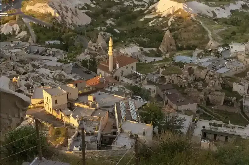 castello uchisar turchia , castello di uchisar