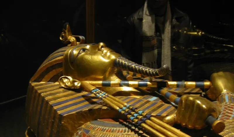 sarcophage en or de Toutankhamon - Musée égyptien