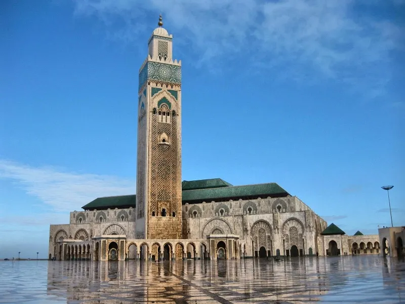 Hassan II Mosque in Casablanca