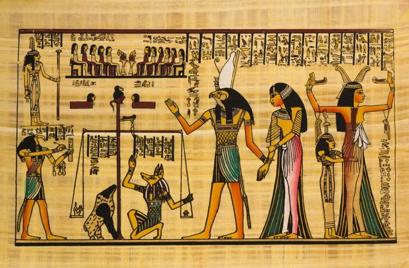 Egyptian ancient papyrus, Queen Cleopatra