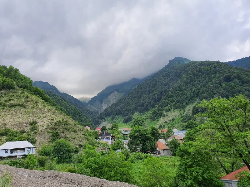 Landscape of Tufandag Qabala Hazra Village