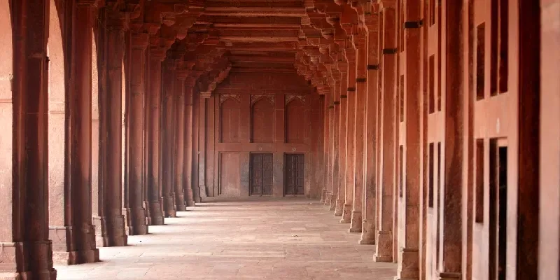 Detalle arquitectónico de la tumba de Itmat-ud-Daula.