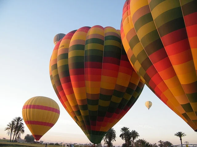 Hot Air Balloon Ride in Luxor Egypt