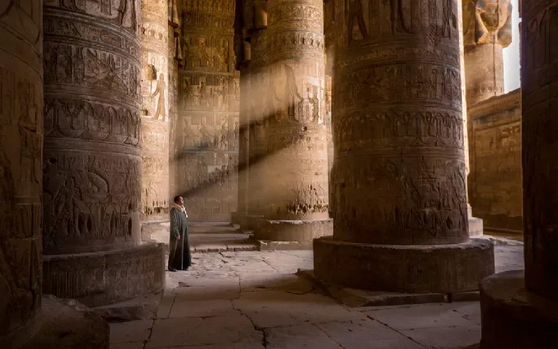 The guardian of the temple, Egypt