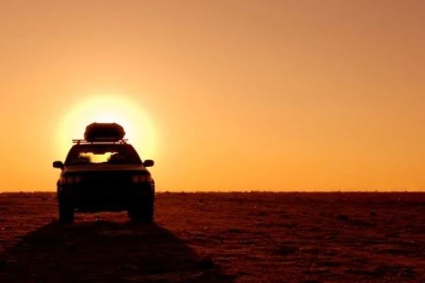 Sonnenuntergang  Quad Bike Safari in Luxor