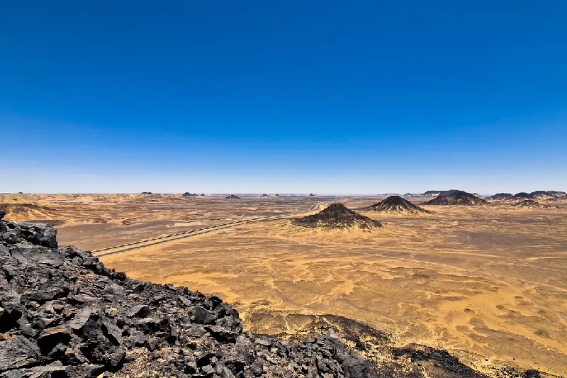 El Desierto Negro en Egipto