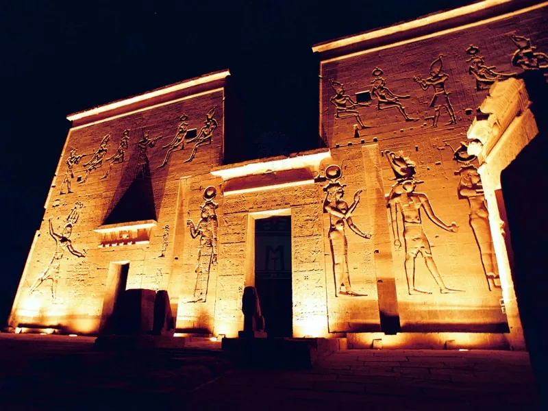 Spectacle de Son et Lumière à Philae