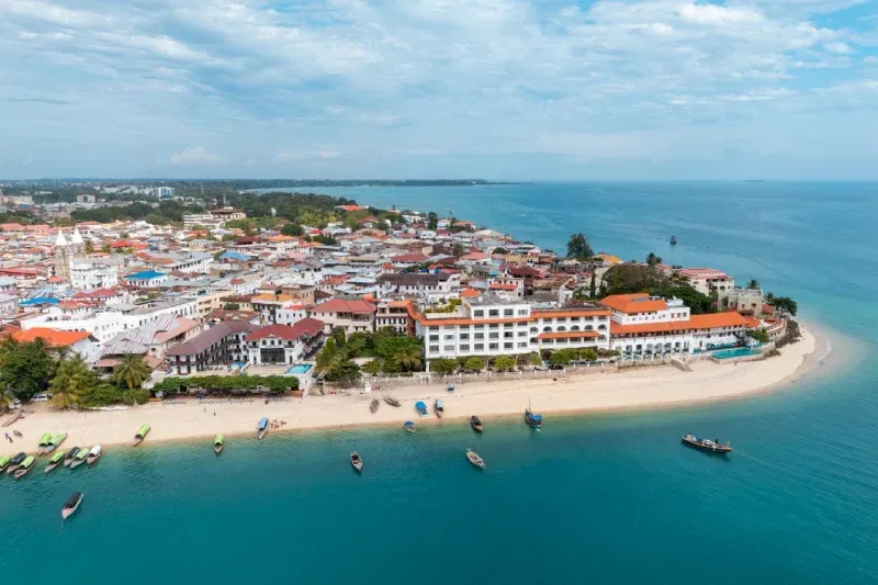Overview of the beauty of Stone Town in Zanzibar