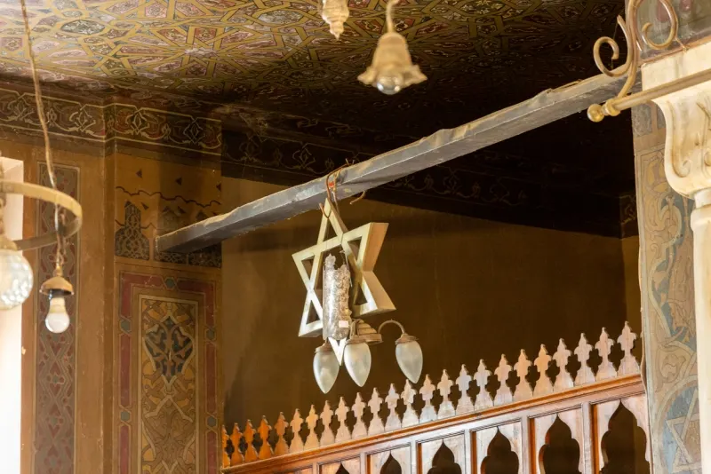 Interior of Ben-Ezra synagogue in old city, Ben Ezra Synagogue Cairo
