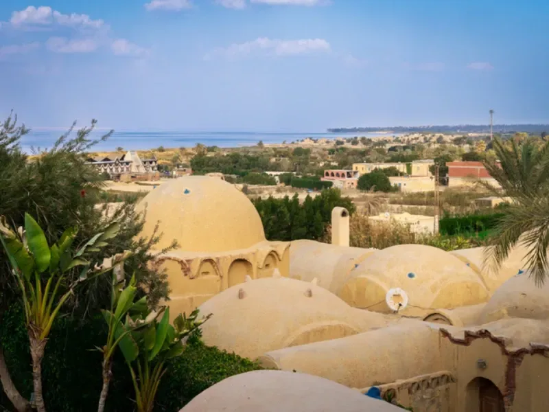 Veduta dell'oasi di El Fayoum in Egitto