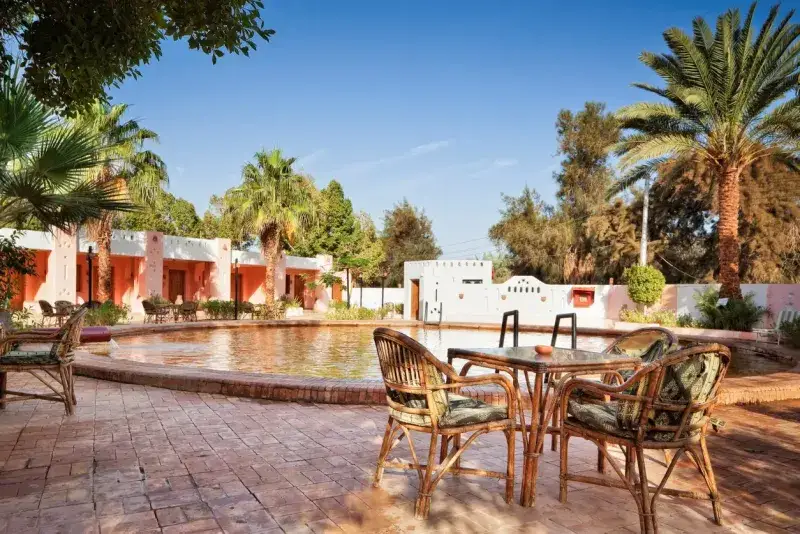 Hotel en el oasis de Dakhla