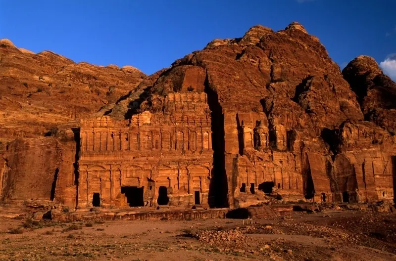 Facades Street in Petra