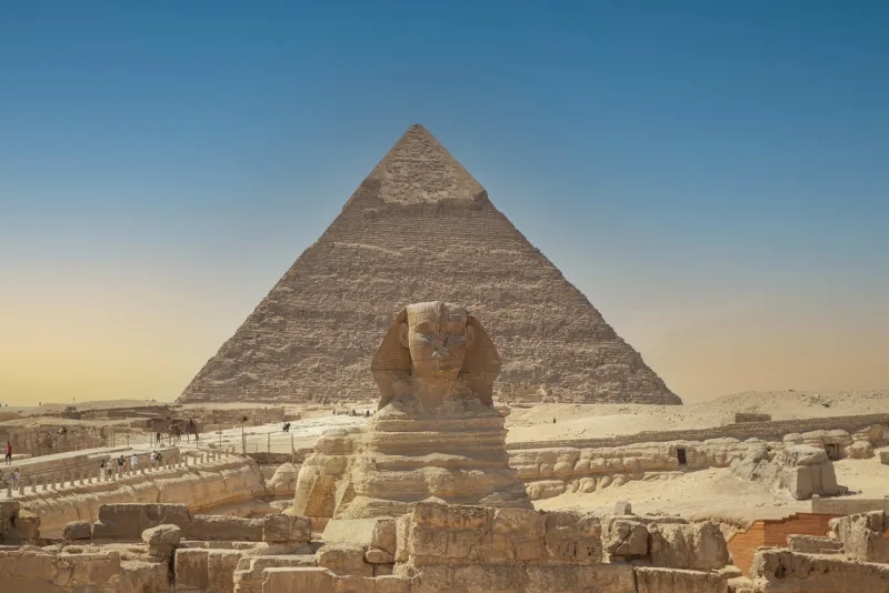 The Sphinx and The Pyramids, Giza Pyramids