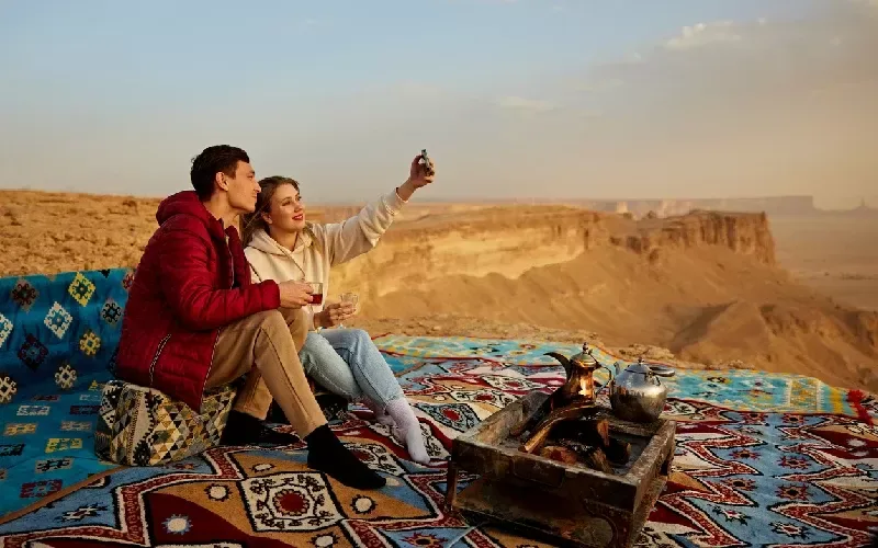 arabia saudita in inverno