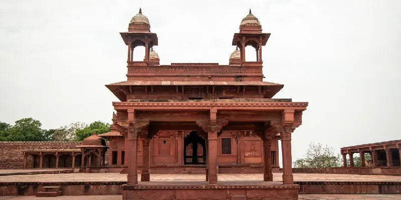 Fatehpur Sikri en Asia, Agra, Uttar Pradesh, India.