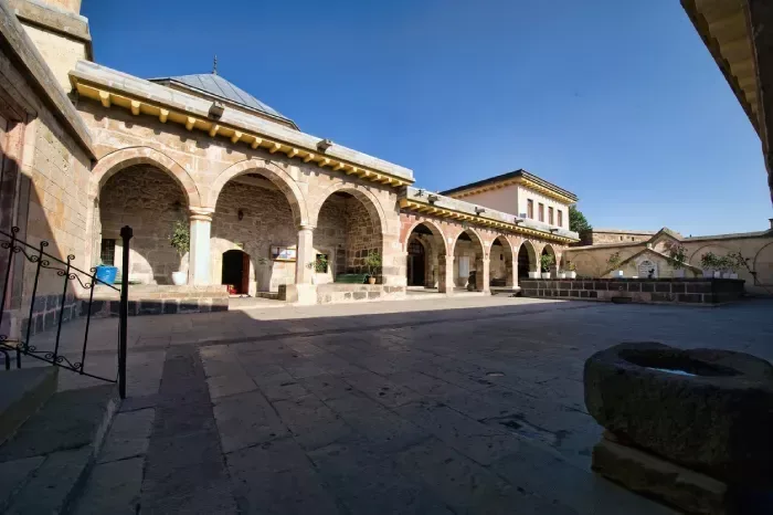 Exterior view of Haci Bektas-i Veli Museum in Nevsehir, Turkey