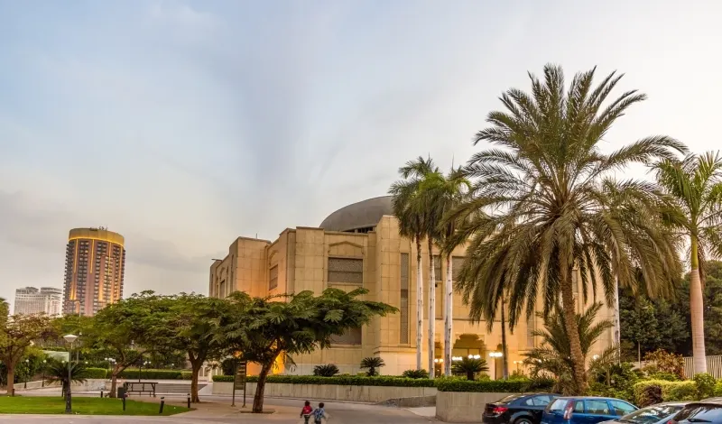 Cairo Opera House in the evening, Cairo Opera House