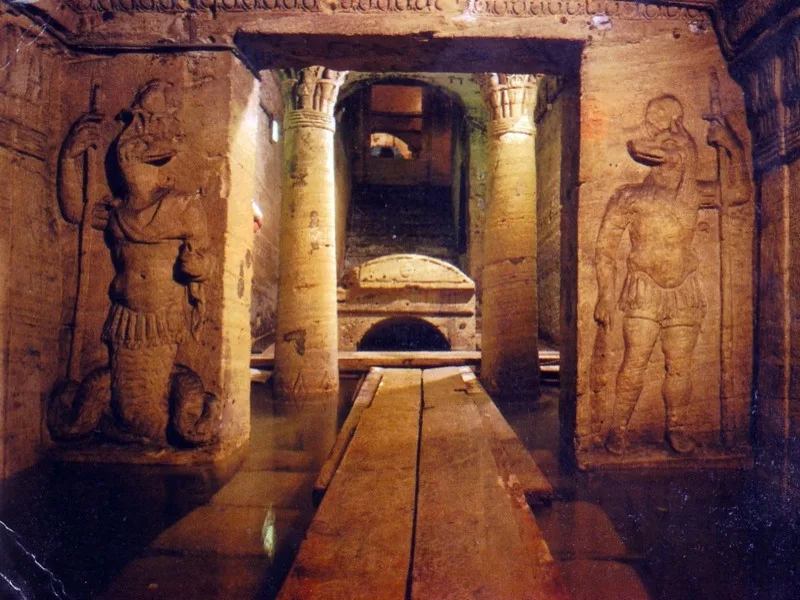 Wall Reliefs in Catacomb, Alexandria