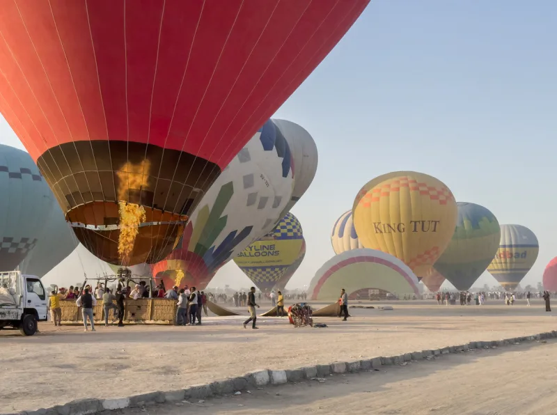 Hot air baloon festival in luxor, hot air balloon ride Luxor