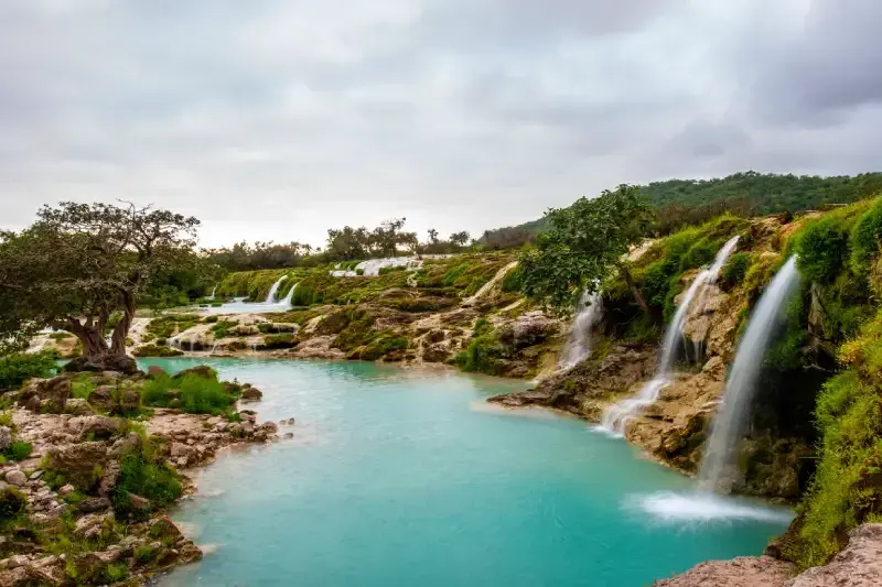 Cascate di Darbat, Salalah, Oman.