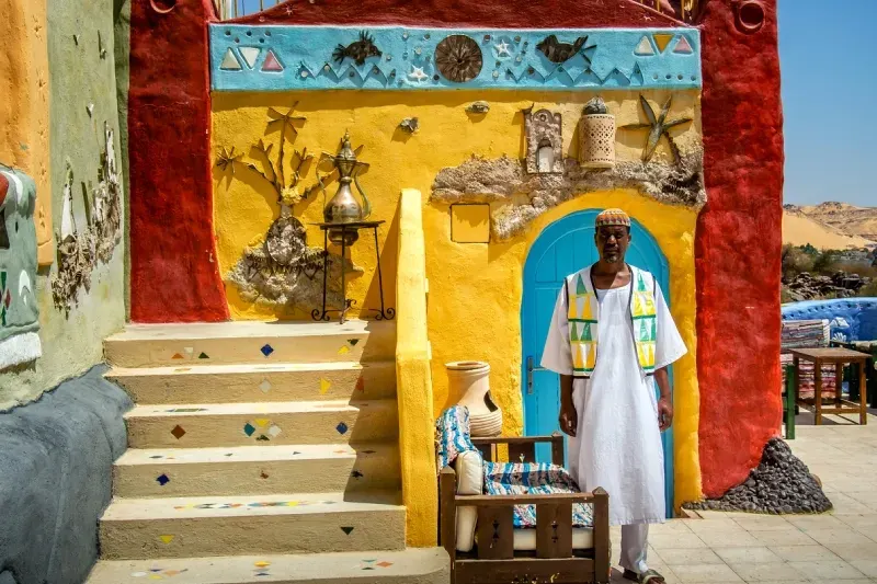 Colori e tradizioni: il popolo e le case nubiane
