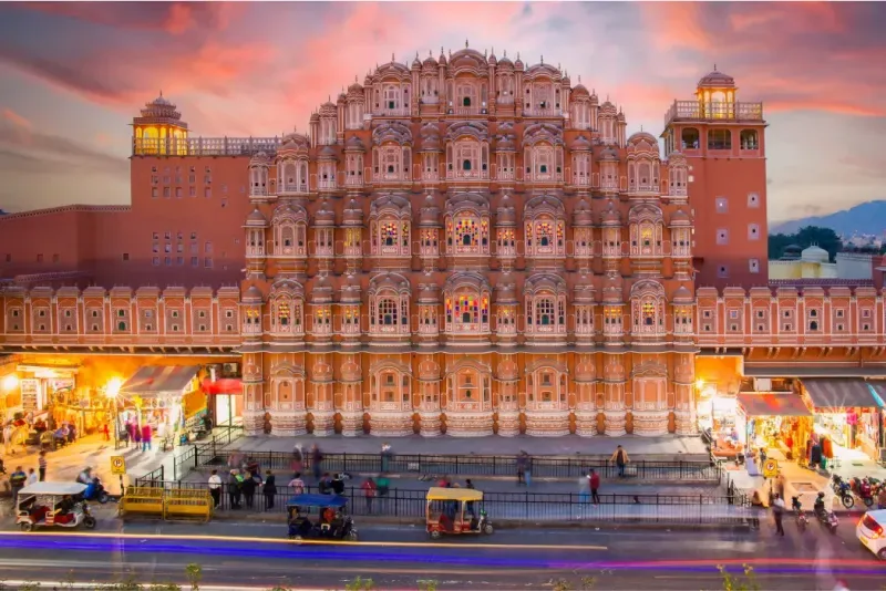 Hawa Mahal, en Jaipur, India.