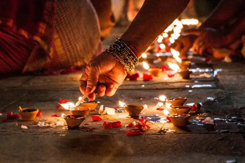 Fotografía tomada en Benarés, India.