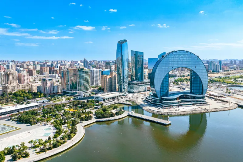 aerial-skyline-of-baku-azerbaijan 