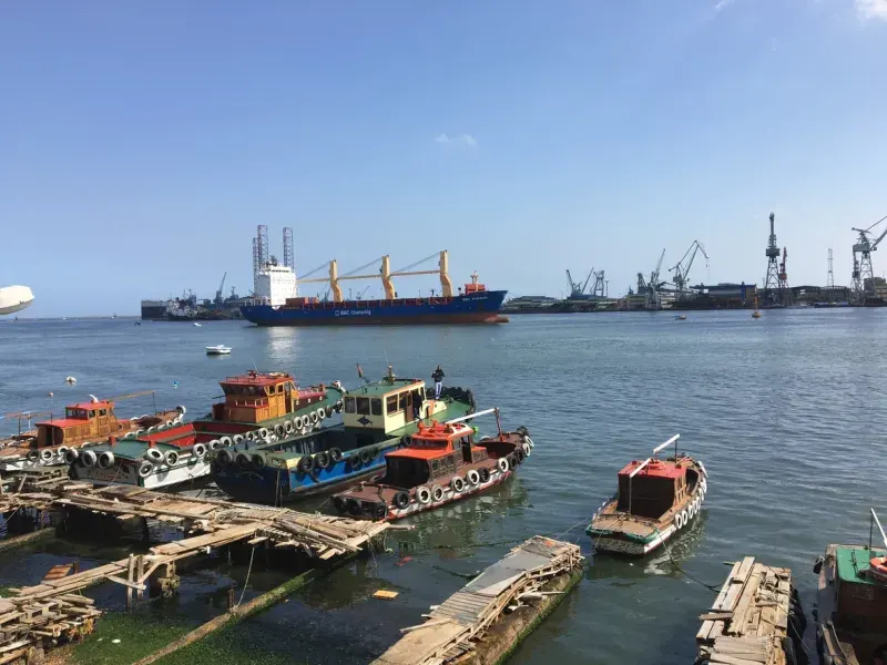 El puerto de Portsaid