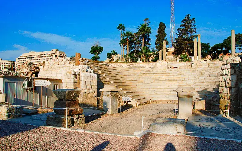 Roman amphitheatre of the II—IV centuries in Alexandria