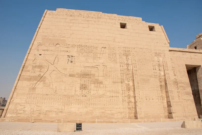 hieroglyphics craved into the stone wall in the valley of the nobles, Tombs of the Nobles Luxor