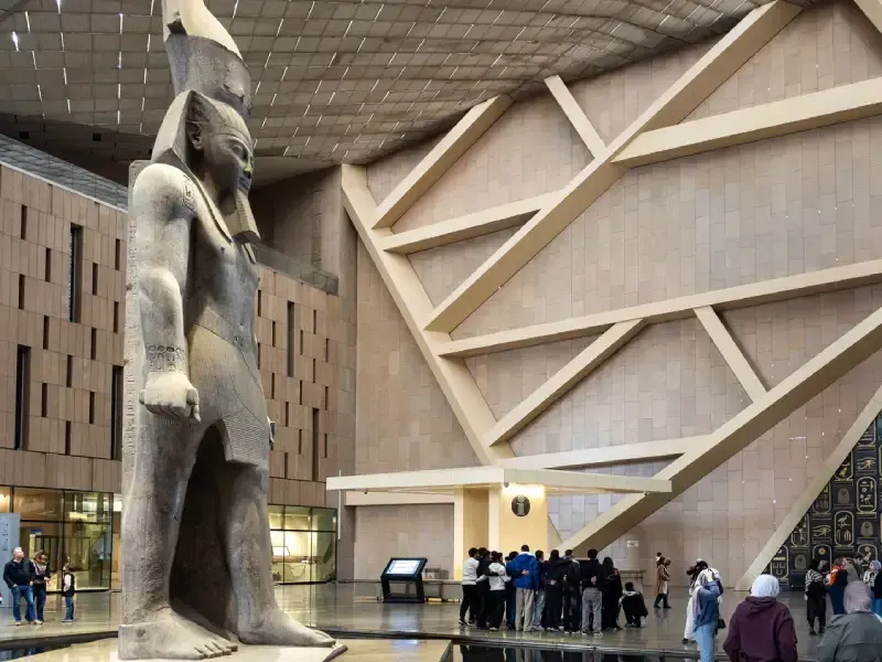 Il Grande Museo Egizio, pasqua al cairo