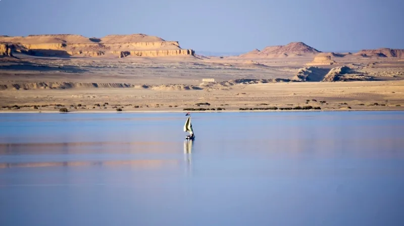 Qarun Lake in Egypt