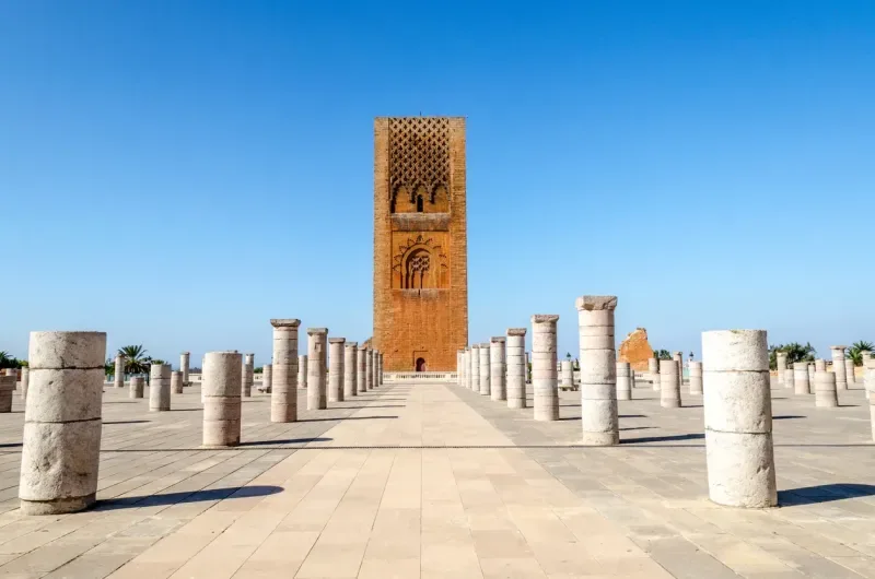 Hassan Tower in Rabat, Morocco
