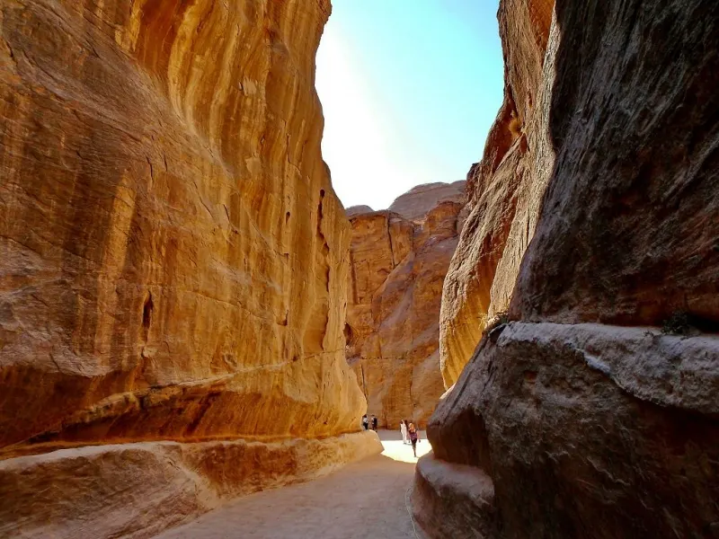 The Siq, (main Passage to Petra)