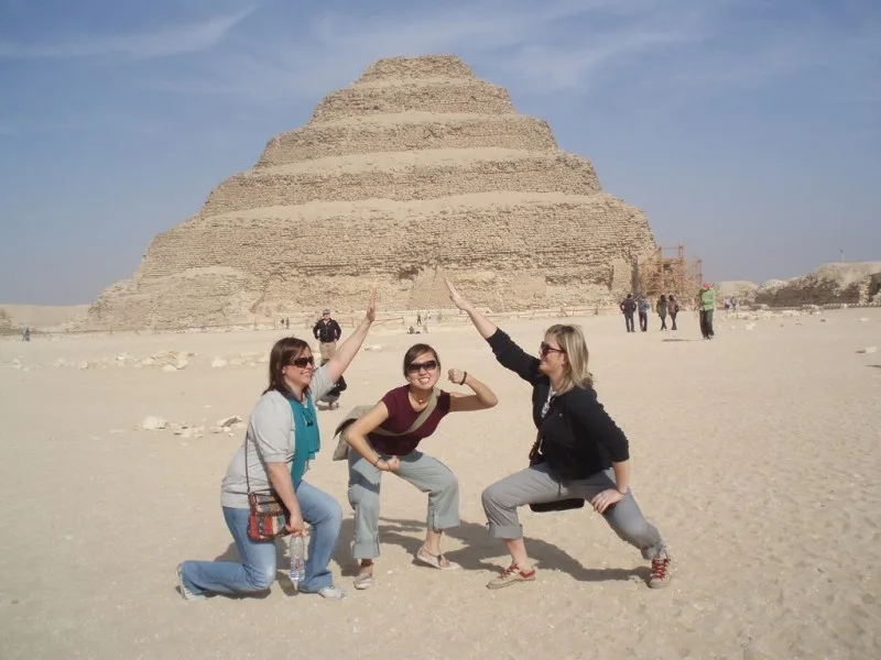 Stufenpyrmaide von Zosser in Sakkara 