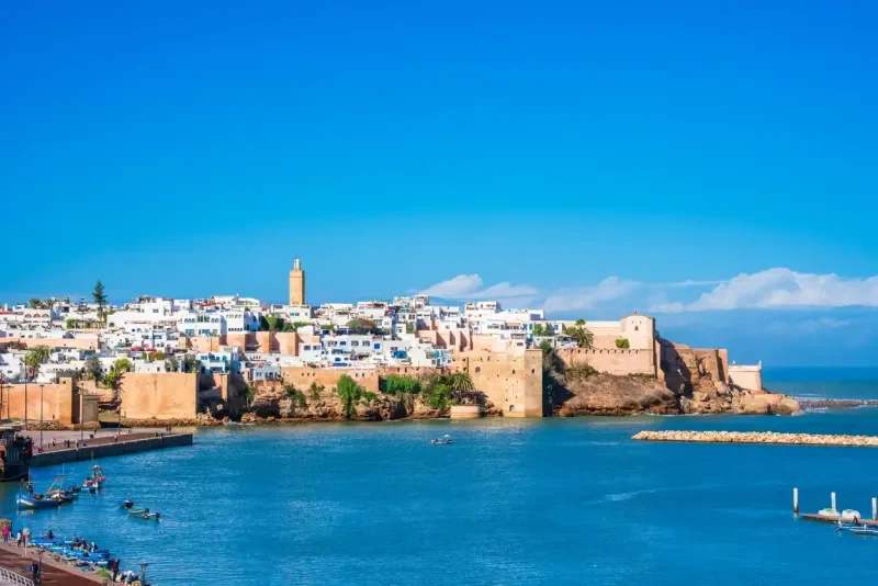 Scenic view of Rabat Morocco's capital city