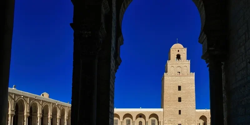 la Mezquita de Uqba, Túnez.