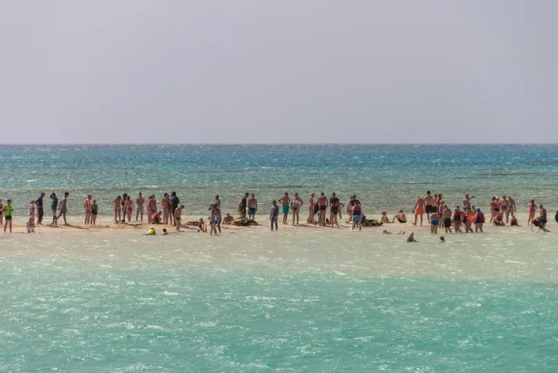 Isla Blanca en la Reserva Natural de Ras Mohammed en Sharm el-Sheikh
