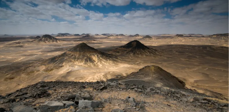 El Desierto Negro en Egipto