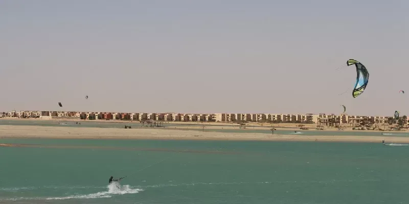 Kitesurf en el Gouna, Mar Rojo Egipto