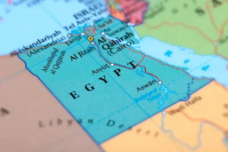 Mapa de Egipto