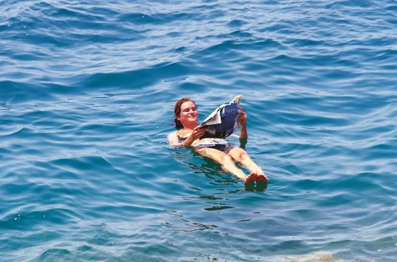 Floating in the Dead Sea Floating in the Dead Sea