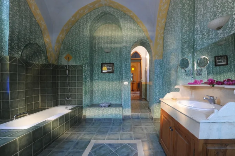 Bath Room Design inside Al Moudira Hotel